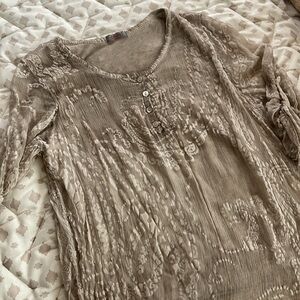 silk blouse size medium, made in Italy Scandal